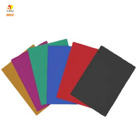 Couverture de reliure en plastique personnalisée A4 A5 A3 feuille de reliure PVC rigide transparente pour dossier de bureau et livre de reliure