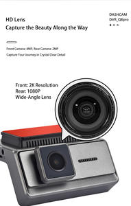 3.16 "סיקיות מסך המכונית Dashcam 2k + 1k כפול עדשה wifi <span class=keywords><strong>dvr</strong></span> 24 שעות חניה ניטור ראיית לילה g הקלטת זווית רחבה תיבת שחור מכונית - Product Image 5