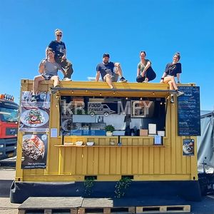2025 BBQ Concession Fully Equipped Mobile Coffee Bar Shop Fast Trailer Food Truck Manufacturer With Full <b>Kitchen</b> - Product Image 2