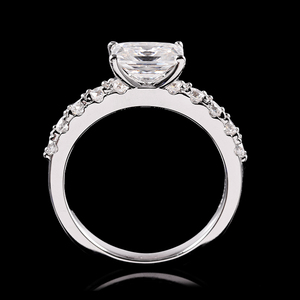 Moissanite <strong>Promise</strong> <strong>Ring</strong> Sterling Silver <strong>Cheap</strong> Adjustable <strong>Rings</strong> Mens Vintage <strong>Rings</strong> - Product Image 2