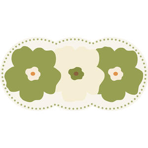 <span class=keywords><strong>Tappeto</strong></span> da comodino <span class=keywords><strong>color</strong></span> <span class=keywords><strong>crema</strong></span> in poliestere di peluche in stile moderno per soggiorno realizzato a macchina - Product Image 5