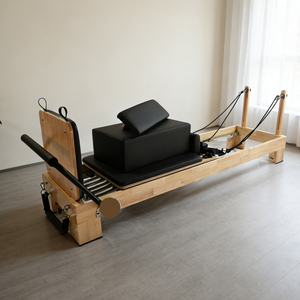 Machine d'équipement de réformateur de Pilates en bois massif de haute qualité pour <span class=keywords><strong>club</strong></span> de Pilates - Product Image 1