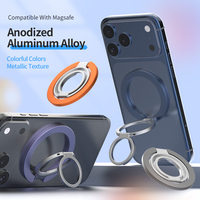 Support de téléphone magnétique en alliage d'aluminium, pliable en forme de Z, double face, réglable à 360 degrés, pour lit