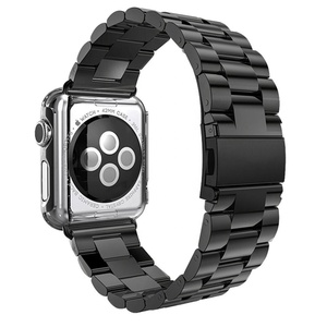 Correa Clásica de Acero Inoxidable para Reloj <span class=keywords><strong>Apple</strong></span>, Correa para Reloj Inteligente Compatible con <span class=keywords><strong>Apple</strong></span> <span class=keywords><strong>Watch</strong></span> Series 8 7 6 5 4 3 2 1 - Product Image 2