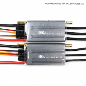 ESC sin Escobillas Refrigerado por Agua de 180A, 3-6S LiPo, 5A BEC para Drones de Carreras FPV, Barcos y Coches <span class=keywords><strong>RC</strong></span>, XQ-POWER XQ Rojo, Venta al por Mayor, Fábrica OEM - Product Image 3