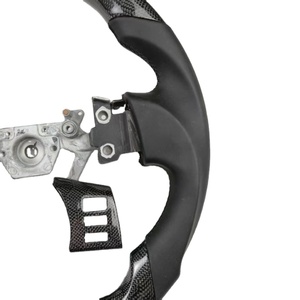 <span class=keywords><strong>พวงมาลัย</strong></span>หนังคาร์บอนไฟเบอร์แท้ทรง D แบบสปอร์ตสำหรับรถยนต์นิสสัน FX35 ยี่ห้อ DINGNUO พร้อมตะเข็บสีแดง 3 ก้าน ขนาด 35 มม. - Product Image 5