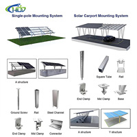 Vente directe usine : Système de montage solaire efficace pour abri de stationnement et carport solaire