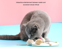 Jouets populaires en promotion pour chats : souris en peluche amusantes, jouets en peluche attrayants, cinq couleurs, jouets à mâcher pour chats avec herbe à chat