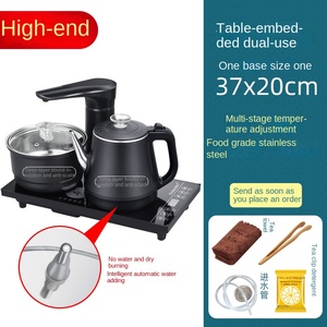 110V 220V Cordless Electric Kettle High Boron <b>Glass</b> 1.2L Capacity Household <b>Tea</b> <b>Pot</b> Set Automatic Pump Digital Control 1200W - Product Image 5