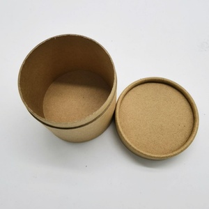 Cilindro de Cartón Reciclado Blanco, Negro y Marrón, Caja Redonda de Papel Kraft, Tubo de Cartón para Empaque - Product Image 5