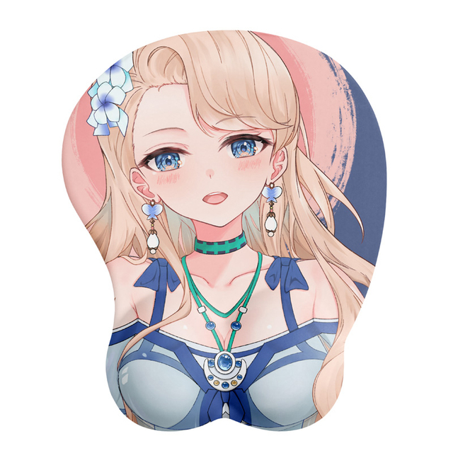Vigreat 3D Anime Custom Mouse Pad With Wrist Rest Sublimation Mousepad Silicon Mouse Pad