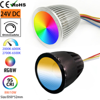 Lampe LED MR16 CCT tunable blanche 24V RA95 2000K-6000K, module MR16, compatible KNX DALI DT8 DMX CASAMBI PWM TUYA Zigbee, ampoule intelligente