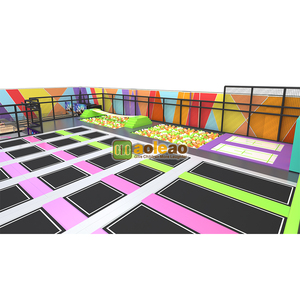 Aoleao Custom <b>Indoor</b> Trampoline Park and Adventure Playground with Plum Blossom Piles and Speed <b>Slide</b> CE TUV CPC Certified - Product Image 2