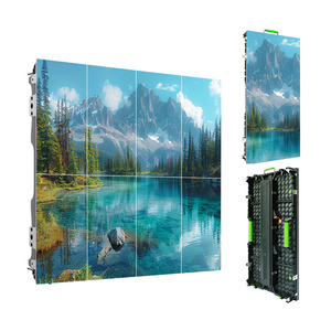 แผงติดผนังวิดีโอ LED สีเต็มรูปแบบสำหรับใช้ในร่ม/กลางแจ้งการบำรุงรักษาด้านหน้าบริการ - Product Image 4