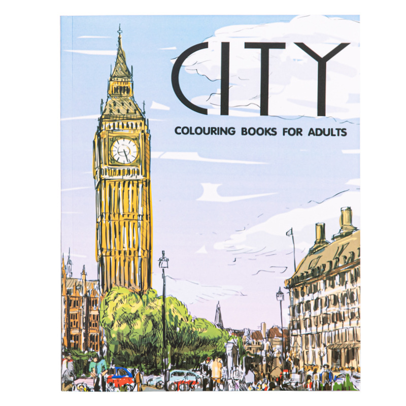 Livre de coloriage de la ville