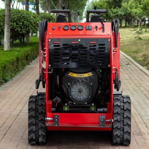 HIGHTOP kecil <span class=keywords><strong>Skip</strong></span> Steer desain Mini Track HT382T Skid Steer <span class=keywords><strong>Loader</strong></span> dengan garansi 1 tahun roda gigi pompa mesin Motor - Product Image 5