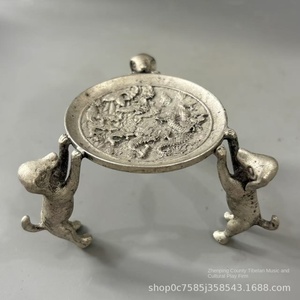 Cổ Mạ Bạc Pixiu Nến Lưu Trữ Giá Rồng Đèn Dầu Phật Hội Trường Trang Trí Thủ Công Mỹ Nghệ Cho Nhà Văn Phòng Tốt Nghiệp - Product Image 6