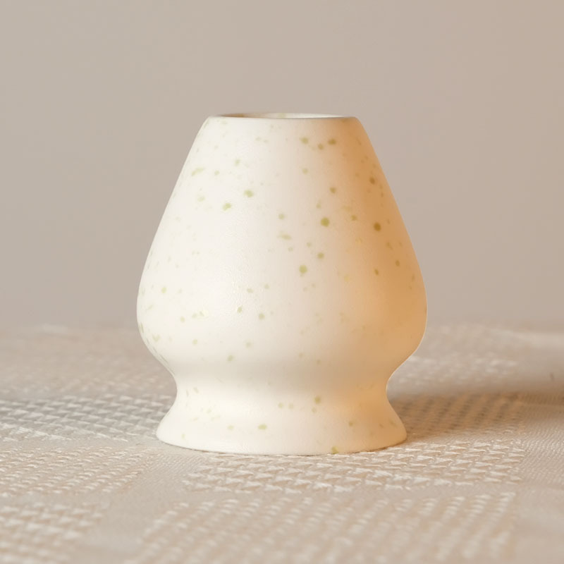 White - green spots