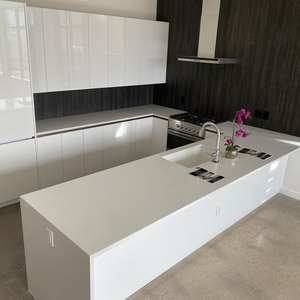 YD אבן מלאכותי לוח קוורץ לבן טהור סיני לבן ננו זכוכית אבן קוורץ משטחי קוורץ למטבחים - Product Image 6