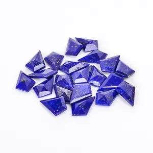 Top Quality Natural Lapis Lazuli Kite Shape Step Cut Loose Gemstone For Jewelry Making Blue Lapis Gemstone At Wholesale Price