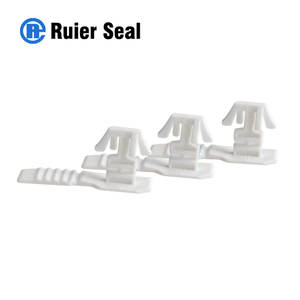 REL202 Joint de cadenas jetable Scellés de cadenas en plastique pour travaux légers Scellés de sécurité pour boîtes logistiques en plastique - Product Image 1