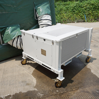 AC Portabel Tenda 10KW 18KW Unit ECU Dapat Ditumpuk dan Dipindahkan Instalasi Cepat Dengan Saluran Fleksibel untuk Pendinginan