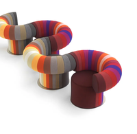 Design de mode couleur correspondant personnalisé U S forme loisirs chaise Villa salon luxe canapé chaise décoration arc-en-ciel fauteuil