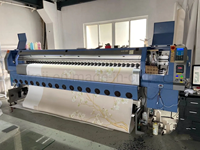 Imprimante à solvant Allwin Konica 512I d'occasion pour bannières flexibles, imprimante Allwin C8-512I avec tête d'impression Konica 512I/30pl, imprimante 3,2 m