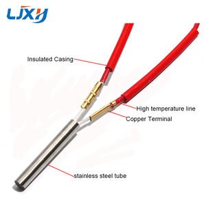 LJXH 8mm riscaldatore a cartuccia per stampo a testa singola 80-115mm 150W-230W AC110V/220V/380V 201SS riscaldatore per tubazioni a testa singola 10 pz - Product Image 5