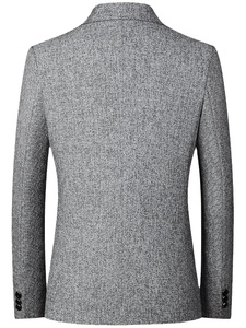 <span class=keywords><strong>Blazer</strong></span> da <span class=keywords><strong>Uomo</strong></span> Joychuang di Alta Qualità Taglie Forti, Giacche alla Moda per <span class=keywords><strong>Uomo</strong></span>, <span class=keywords><strong>Blazer</strong></span> Formale da <span class=keywords><strong>Uomo</strong></span>, Top Casual - Product Image 4