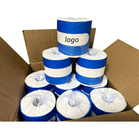 Papier toilette naturel de qualité supérieure en pâte de bois vierge et rouleau de papier toilette doux, 600 feuilles, ultra-doux pour la maison et la chambre