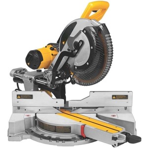 Sierra <span class=keywords><strong>ingletadora</strong></span> compuesta deslizante de doble bisel de alta resistencia DEWALT DWS780 de 12 pulgadas |   Cuchilla de 305 mm para Cortes de Madera y Aluminio - Product Image 1