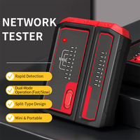 Testeur de câble réseau RJ45 RJ11, outil de test de câbles Ethernet LAN, détection de blindage, mode de balayage rapide/lent, compatible STP/UTP Cat5/Cat6