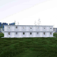 Maison préfabriquée en acier détachable pour hôtel, bureau, garantie 20 ans, design simple et compact, emballage plat