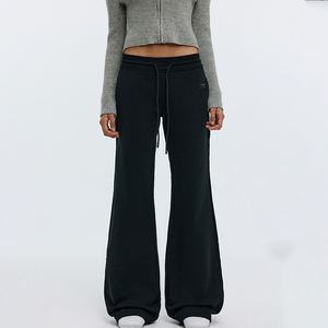 <span class=keywords><strong>Pantaloni</strong></span> da Yoga personalizzati OEM di fabbrica all'ingrosso <span class=keywords><strong>pantaloni</strong></span> sportivi di cotone da <span class=keywords><strong>donna</strong></span> <span class=keywords><strong>con</strong></span> <span class=keywords><strong>tasche</strong></span> <span class=keywords><strong>laterali</strong></span> <span class=keywords><strong>pantaloni</strong></span> della tuta svasati - Product Image 1