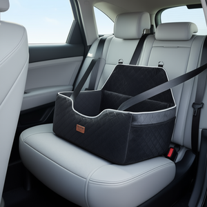 Rehausseur de siège auto Vevor pour chiens de taille moyenne à grande jusqu'à 55 lb, avec sangles de sécurité - Product Image 2