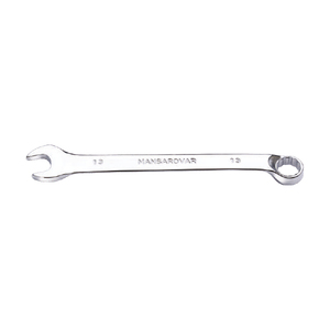 Llave Combinada de Cromo Vanadio con Punta Oblonga, Panel Elíptico, Endurecida y Templada, Acabado Mate Espejo, Herramienta Manual - Product Image 1
