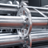 Système d'échafaudage modulaire complet en acier galvanisé Ringlock pour plateforme de travail de construction et terminal aéroportuaire