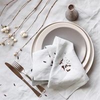 Serviettes de table personnalisées brodées sur mesure en gros