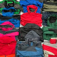 Jaket Outdoor Bekas Bermerek Grosir, Mantel Hiking Anti Air Bekas Bermerek, Windbreaker untuk Pria dan Wanita Grosir