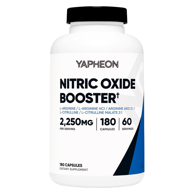 Sport Nutrition Nitric Oxide 180 Capsules Dietary Supplement L-Arginine L-Arginine Muscle Pump Energy Immune Support