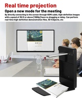 Visualiseur mural pliable haute résolution, caméra de présentation de documents pour l'enseignement scolaire, scanner