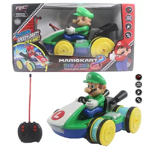 Produk Populer OEM Luigi Nintendo Mainan untuk Hadiah Anak Laki-laki Mario RC Mobil Mario Gambar Super Mario