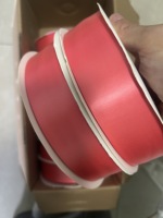 Ruban satin double face écologique 1,5 pouce x 100 yards, ruban floral de luxe pour fleurs préservées, emballage cadeau, bouquet de mariage
