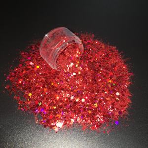Polvo de brillo mixto grueso holográfico a granel para manualidades de uñas decoración de limo de resina suministros para manualidades DIY - Product Image 2