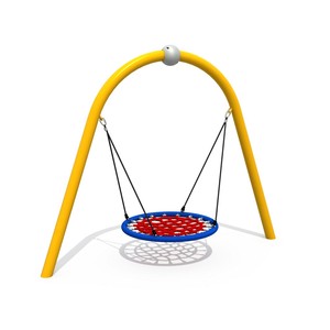 Tốt Nhất Bán Vật Liệu Thép Đu Đặt Slide Chất Lượng Cao Chơi Thiết Bị Mẫu Giáo Công Viên Công Cộng Tổ Đu Ghế - Product Image 3