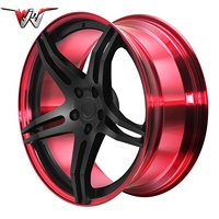 Rines Forjados de Alto Rendimiento Más Vendidos, PCD Personalizado 5x112 4x100 para Autos Compactos Pequeños