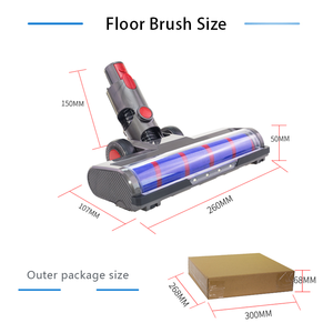 <span class=keywords><strong>Brosse</strong></span> d'Aspirateur Électrique pour Tapis et Sols Durs Compatible <span class=keywords><strong>Dyson</strong></span> V11 V7 <span class=keywords><strong>V8</strong></span> V10 V15, Tête de Rouleau Pièce Détachée - Product Image 3
