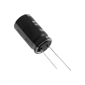 Distribuidor Autorizado, Condensador de Aluminio CAP de 150UF, 20%, 200V, Radial, de Orificio Pasante, 150 uF, B43041A2157M - Product Image 1