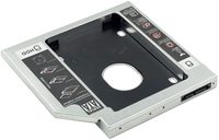 9,5 mm 12,7 mm pour ordinateur portable, deuxième baie de disque dur, USB SATA, alliage d'aluminium, double baie, plateaux en aluminium, lecteur de disque en aluminium, marque de lecteur, 95 g